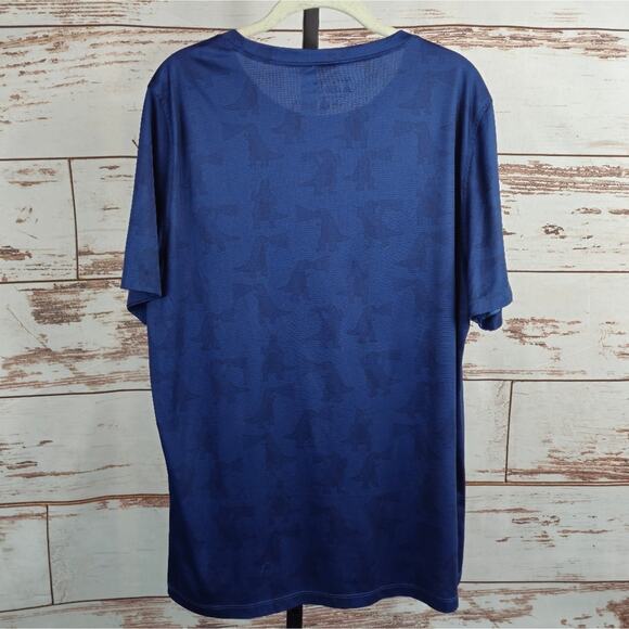 Chubbies Lightweight Performance Tee T-Shirt Dinosaur Print Blue Size Large - Picture 2 of 5